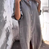 Paige – Buttoned Lagana Haljina