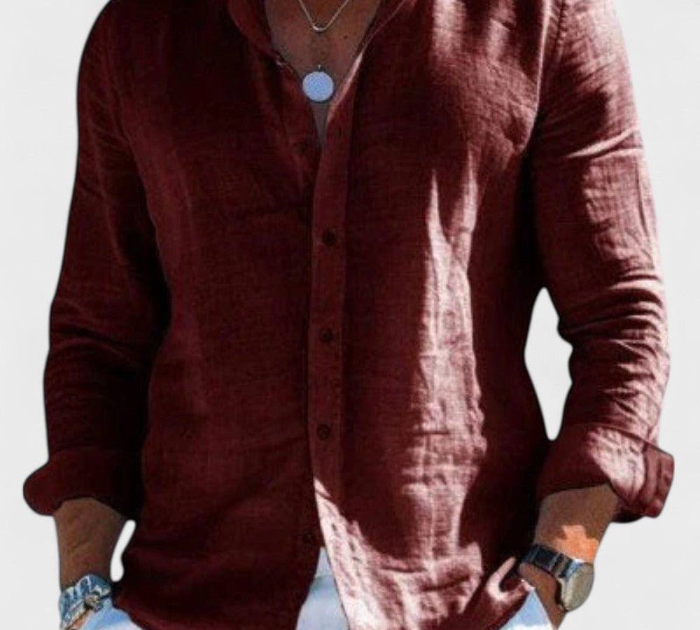 Dennis - Casual košulja od lanene tkanine za muškarce