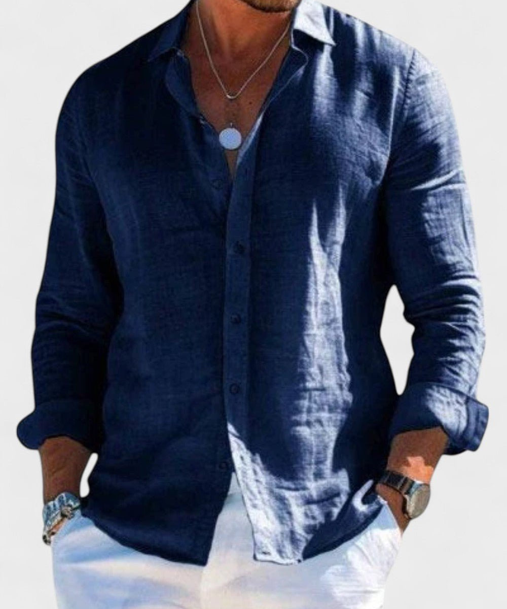 Dennis - Casual košulja od lanene tkanine za muškarce