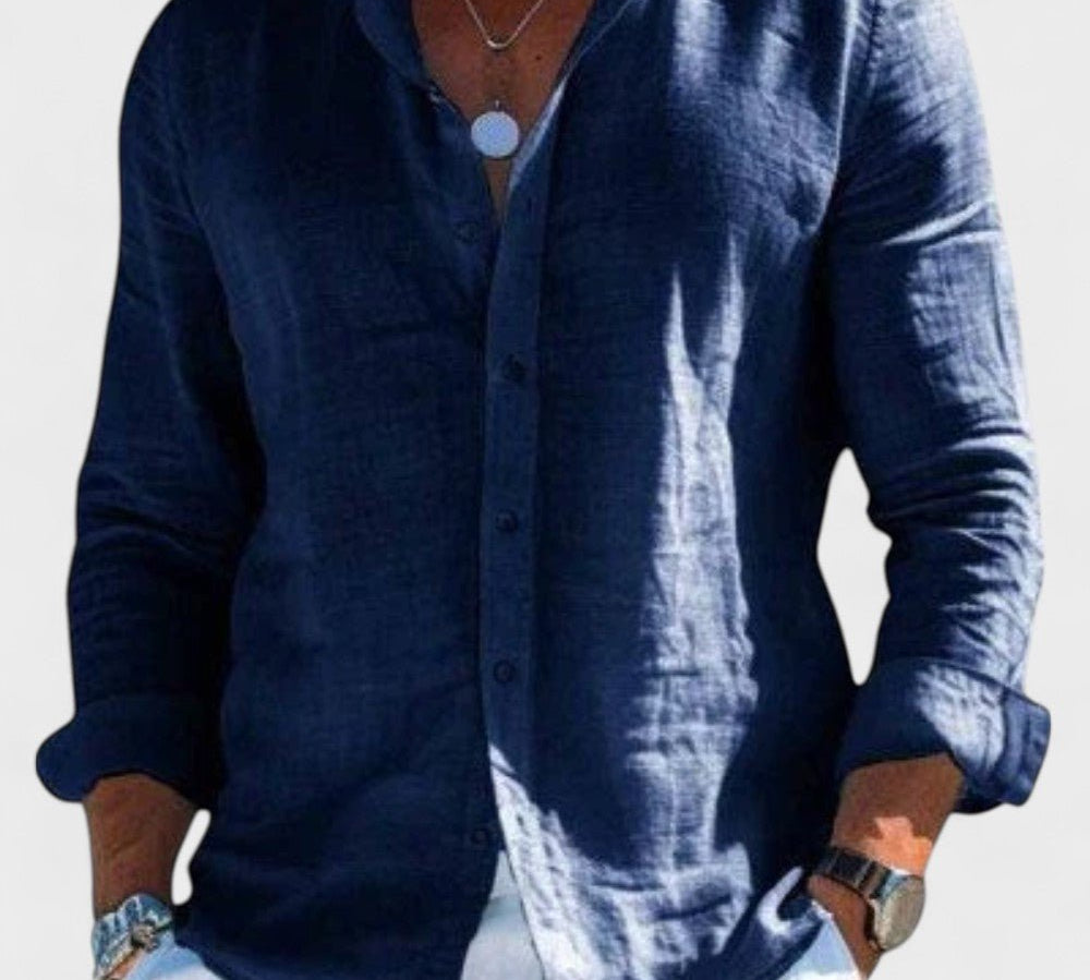 Dennis - Casual košulja od lanene tkanine za muškarce
