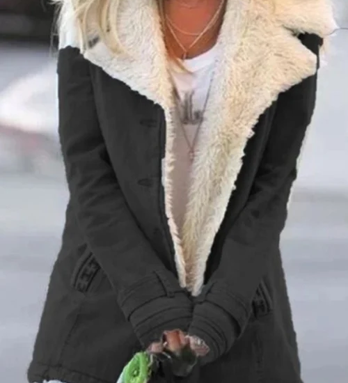 Andrea - Elegantni Douillette Jas