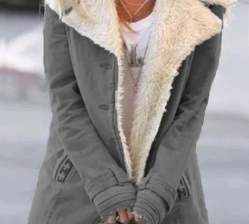 Andrea - Elegantni Douillette Jas