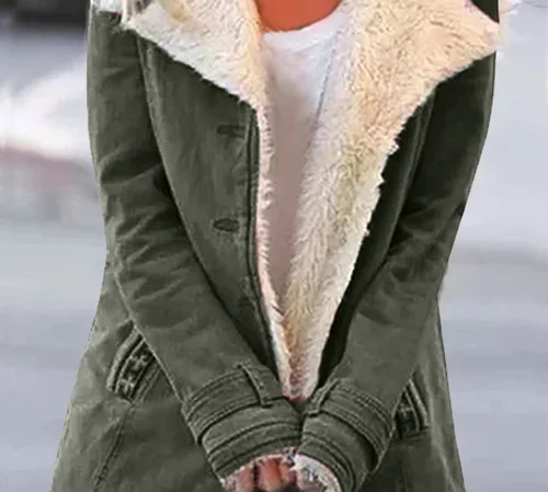 Andrea - Elegantni Douillette Jas