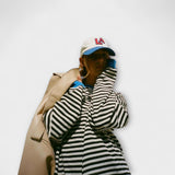 Mary™ | Prugasti Oversize Pulover