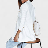 Matea™ | Sako s detaljnim gumbima