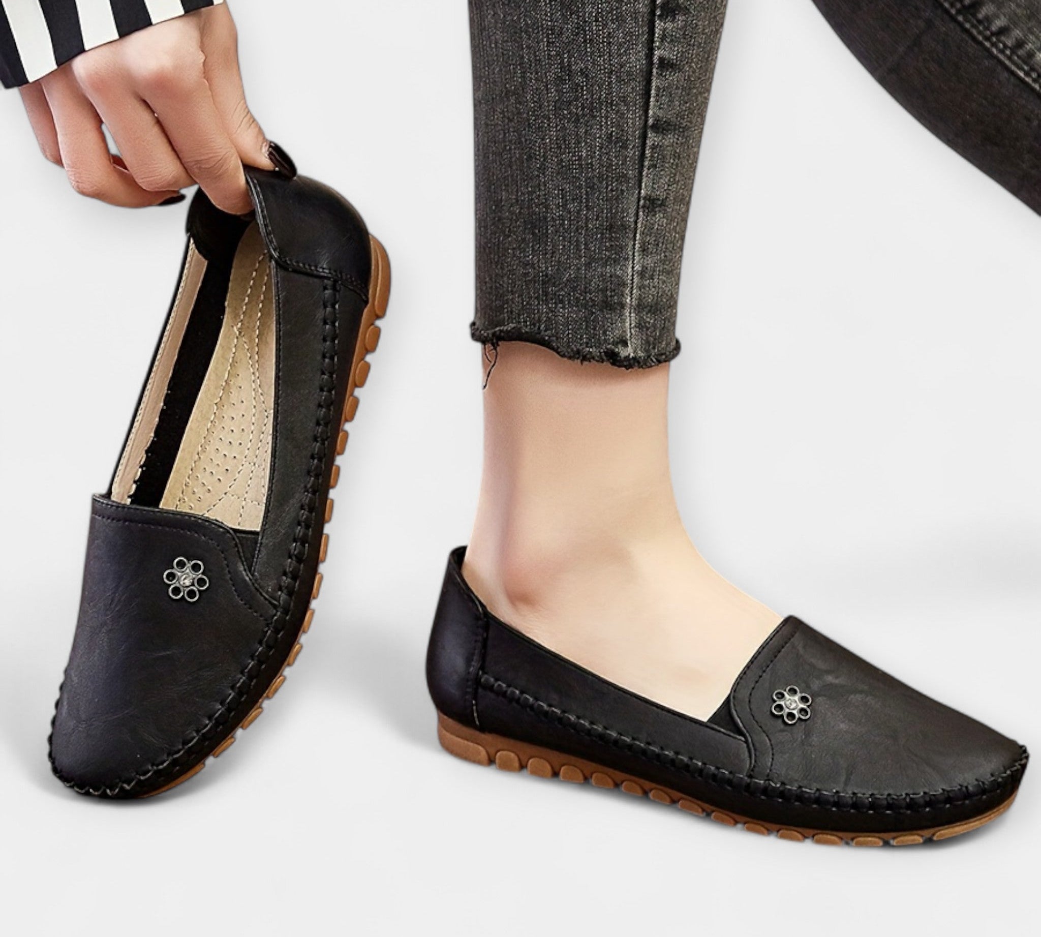 Udobne slip-on cipele s mekanom potplatom