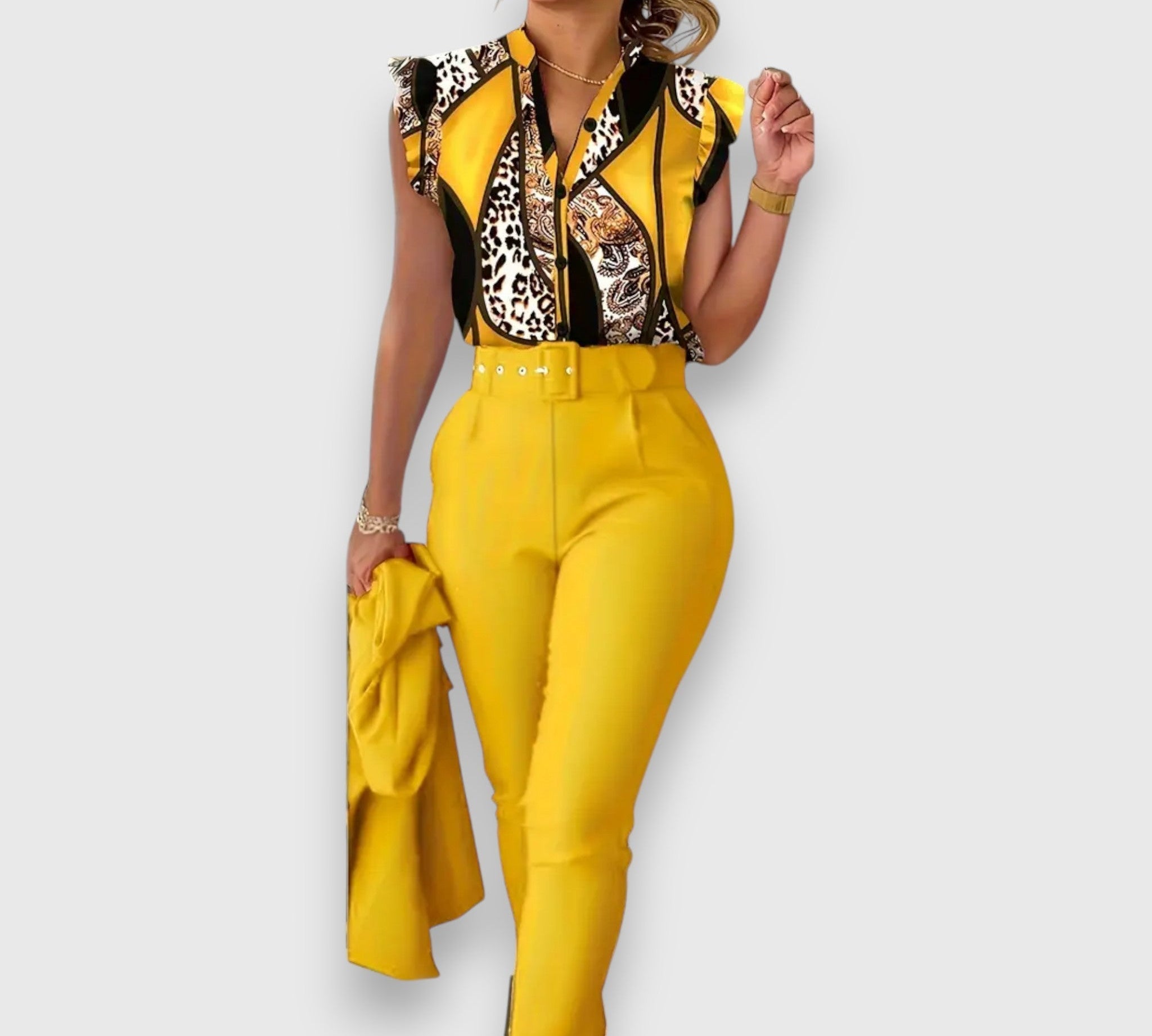 Set od Dva Dijela s modernim leopardskim uzorkom