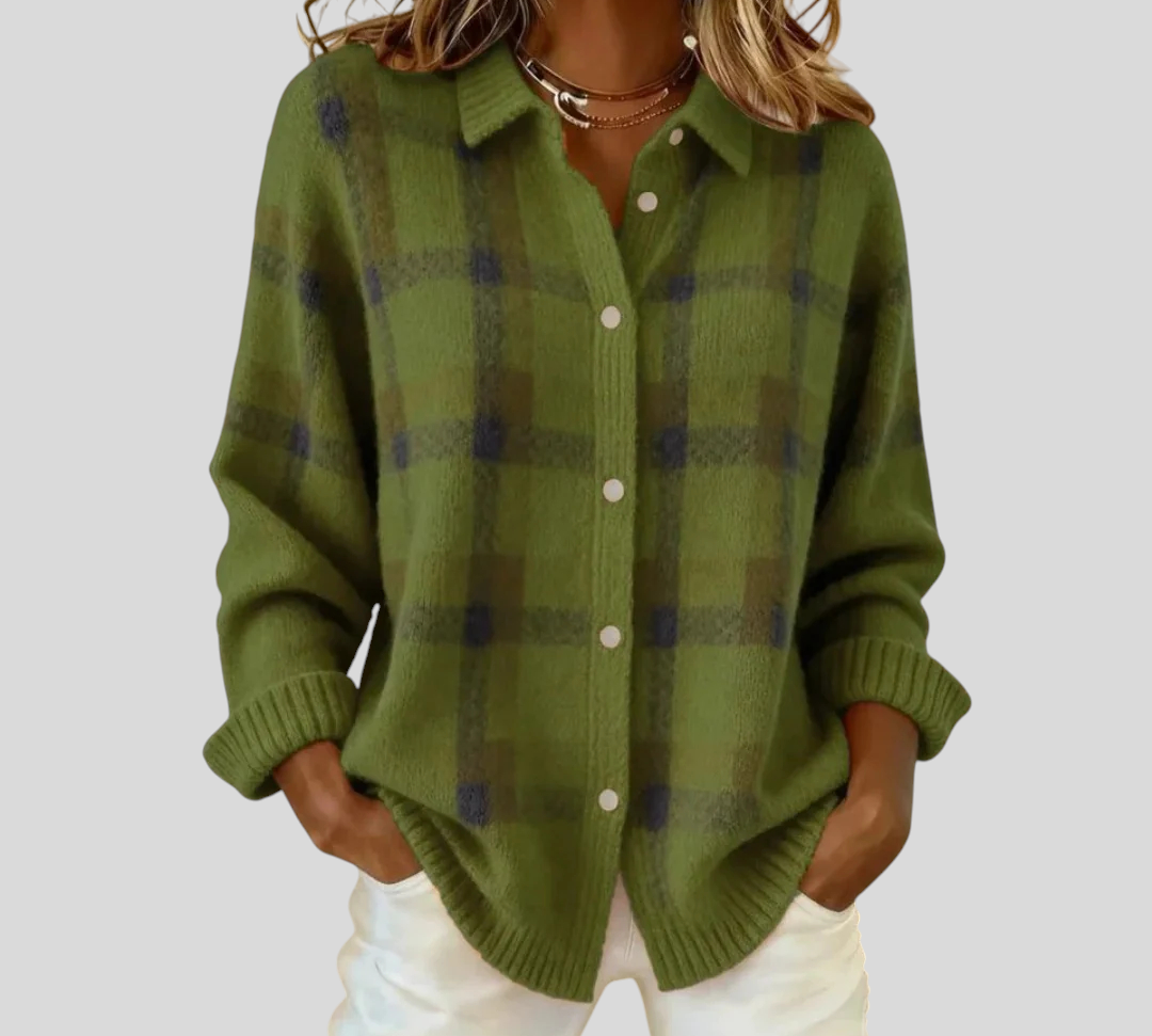 Evelyn - Klasični Prugasti Pulover