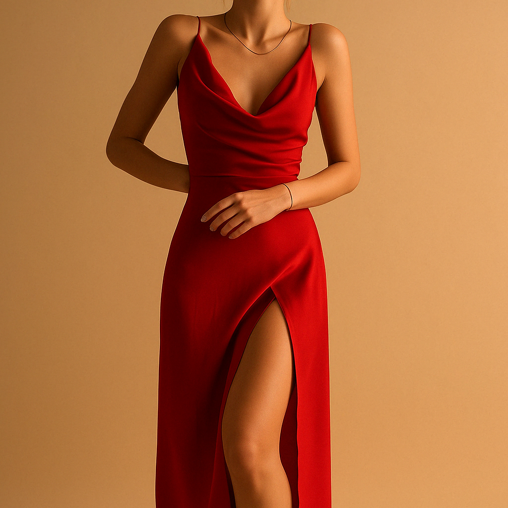 Yara | Elegantna maxi haljina s V-izrezom