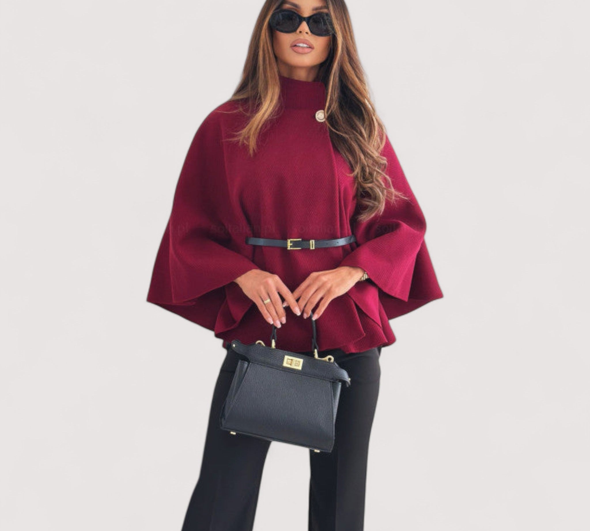 Angela™ | Šik jakna leptir s remenom