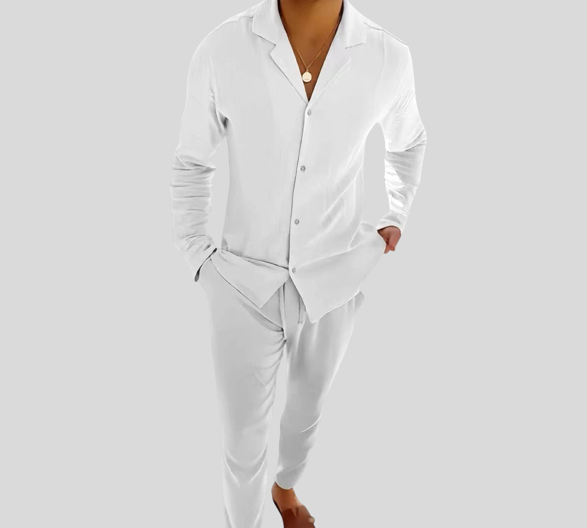 Zeus - Ljetno odijelo od lana za muškarce