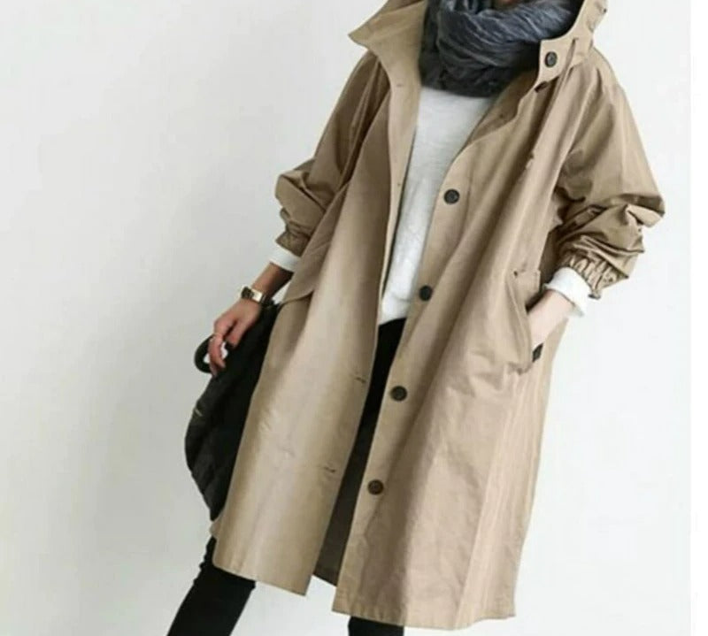 Mirna - Elegantan Vodoodbojni Trenchcoat