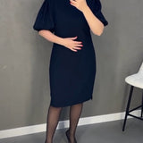elegantna haljina s puf kratkim rukavima