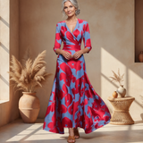 Saffie – S uzorkom Wrap Haljina