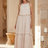 Robyn – Halter Ruffle Maksi Haljina