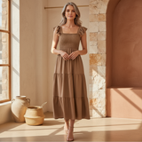 Yessa – Elegantna Tiered Haljina