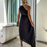 Eya™ | Elegantna Maxi Cvjetna Haljina s Jednim Rame