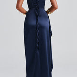 Larisa – Elegantna Maxi Haljina s Prorezom