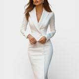 Ercilia | Elegantna midi blazer haljina za žene