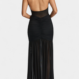 Selina – Elegant Maksi haljina with Mesh Details