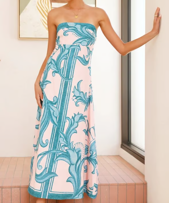 Briar | ženski Wedding Guest s uzorkom haljina