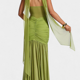 Selina – Elegant Maksi haljina with Mesh Details