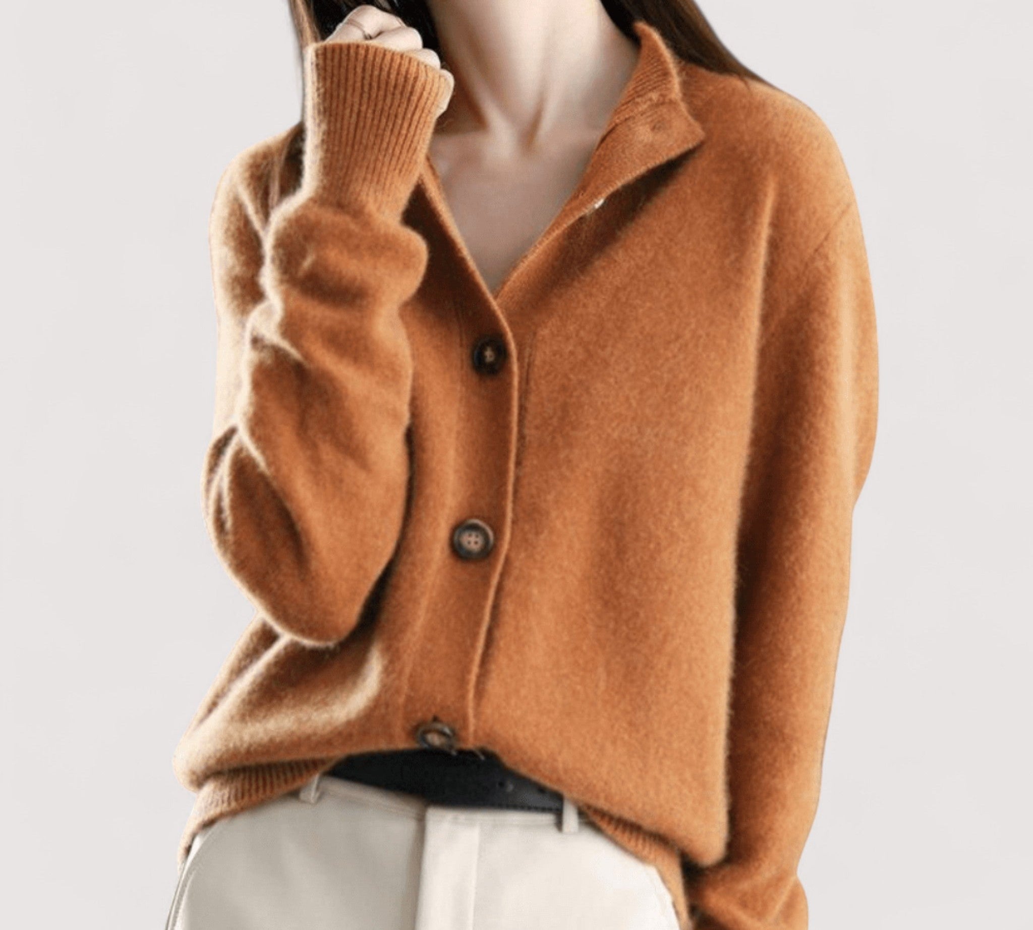 Annie™ | Pleteni kašmir prsluk