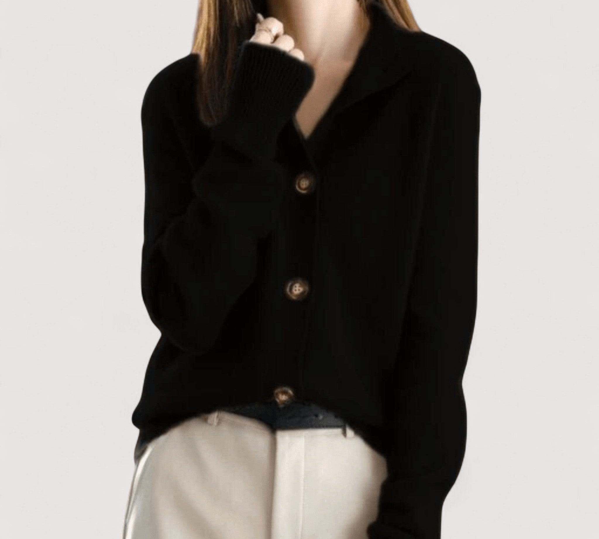 Annie™ | Pleteni kašmir prsluk