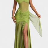 Selina – Elegant Maksi haljina with Mesh Details