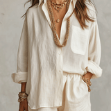 JUNIPER | Boho Oversized Košulja s Laganom Hlačama