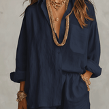 JUNIPER | Boho Oversized Košulja s Laganom Hlačama