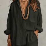 JUNIPER | Boho Oversized Košulja s Laganom Hlačama