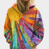 Laura™ - Boho Višebojni Patchwork Hoodie