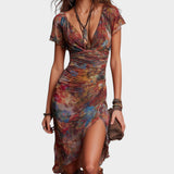 Lea™ | Boho midi haljina