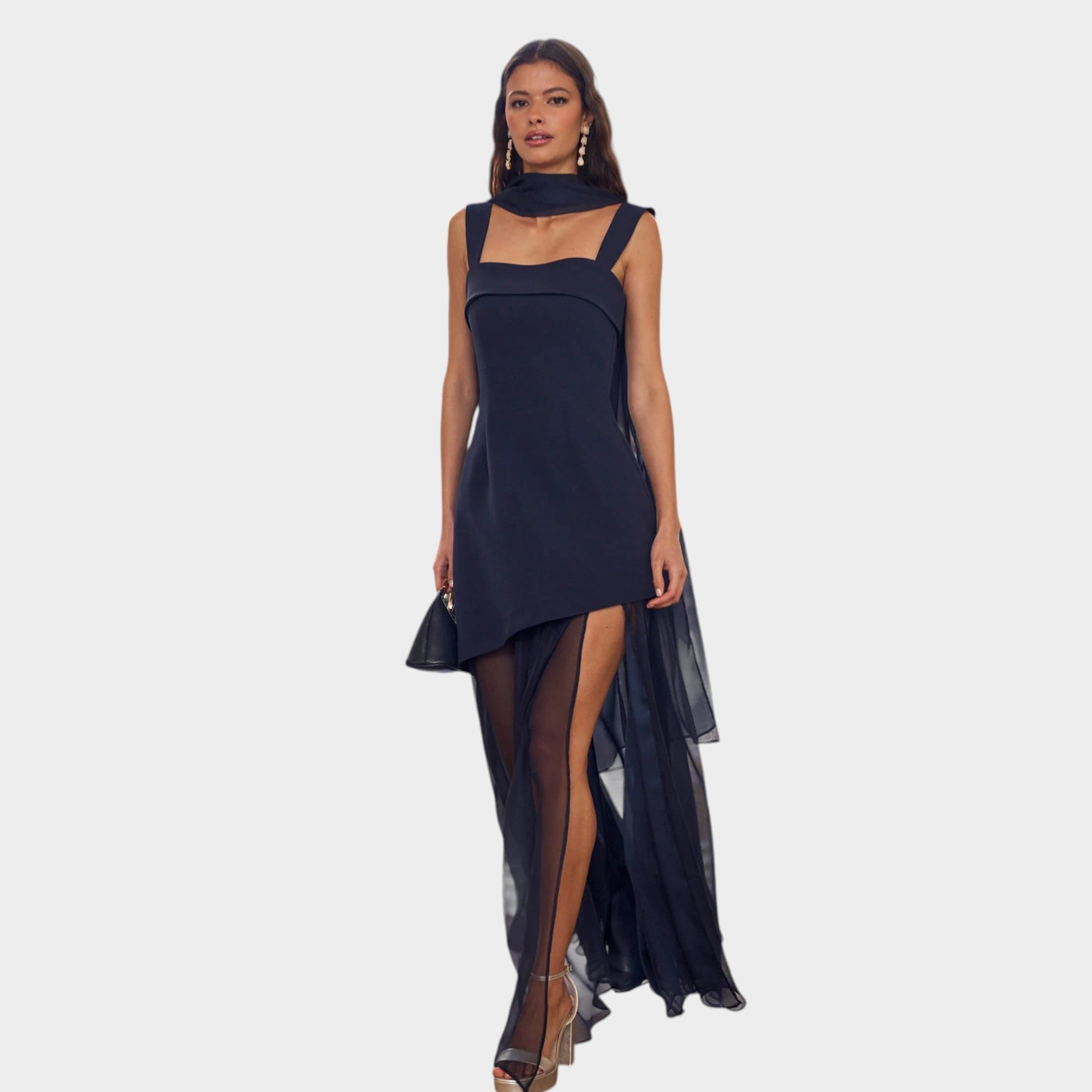 Amber – Bordo elegantna haljina