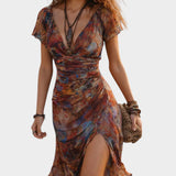 Lea™ | Boho midi haljina