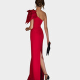 Valentina – Duga crvena elegantna haljina