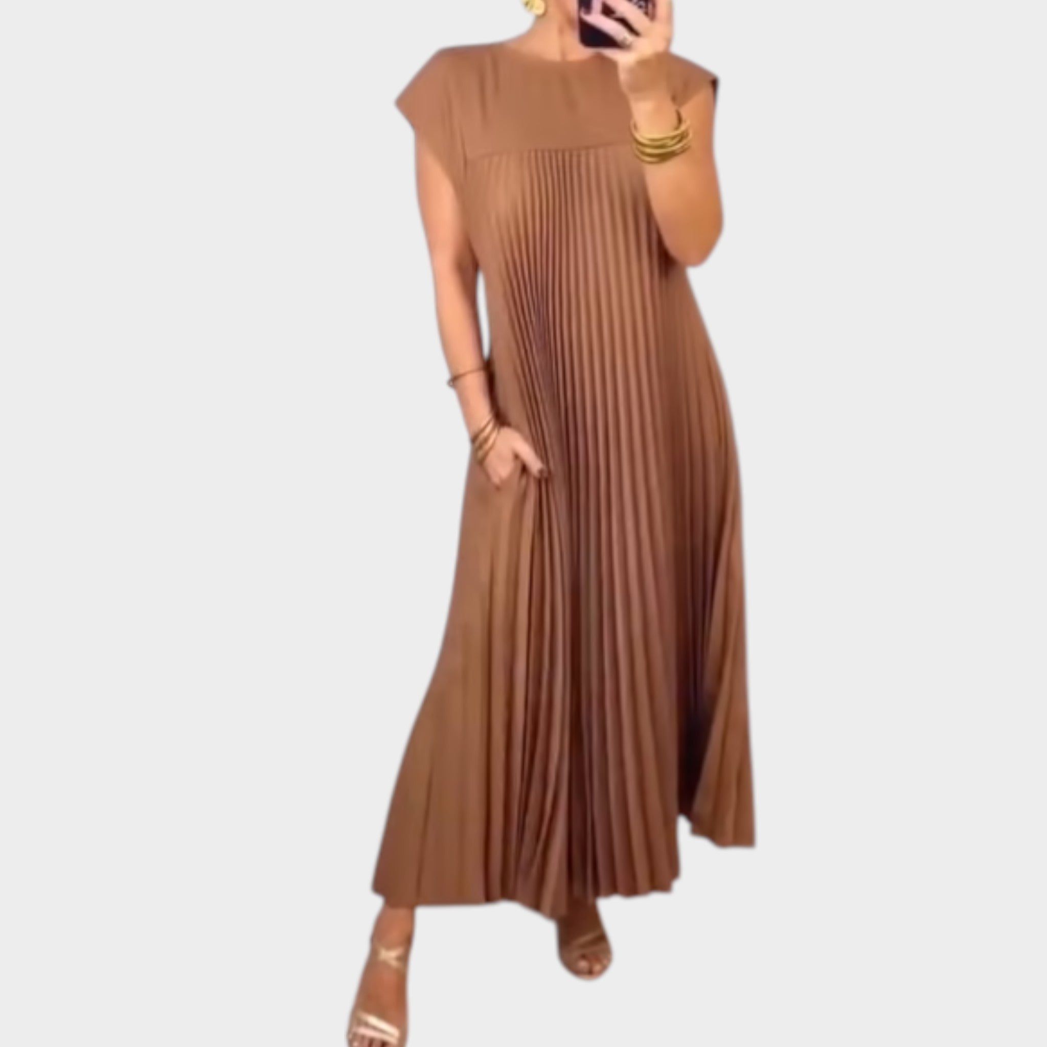 Selina™ | Elegantna plisirana haljina