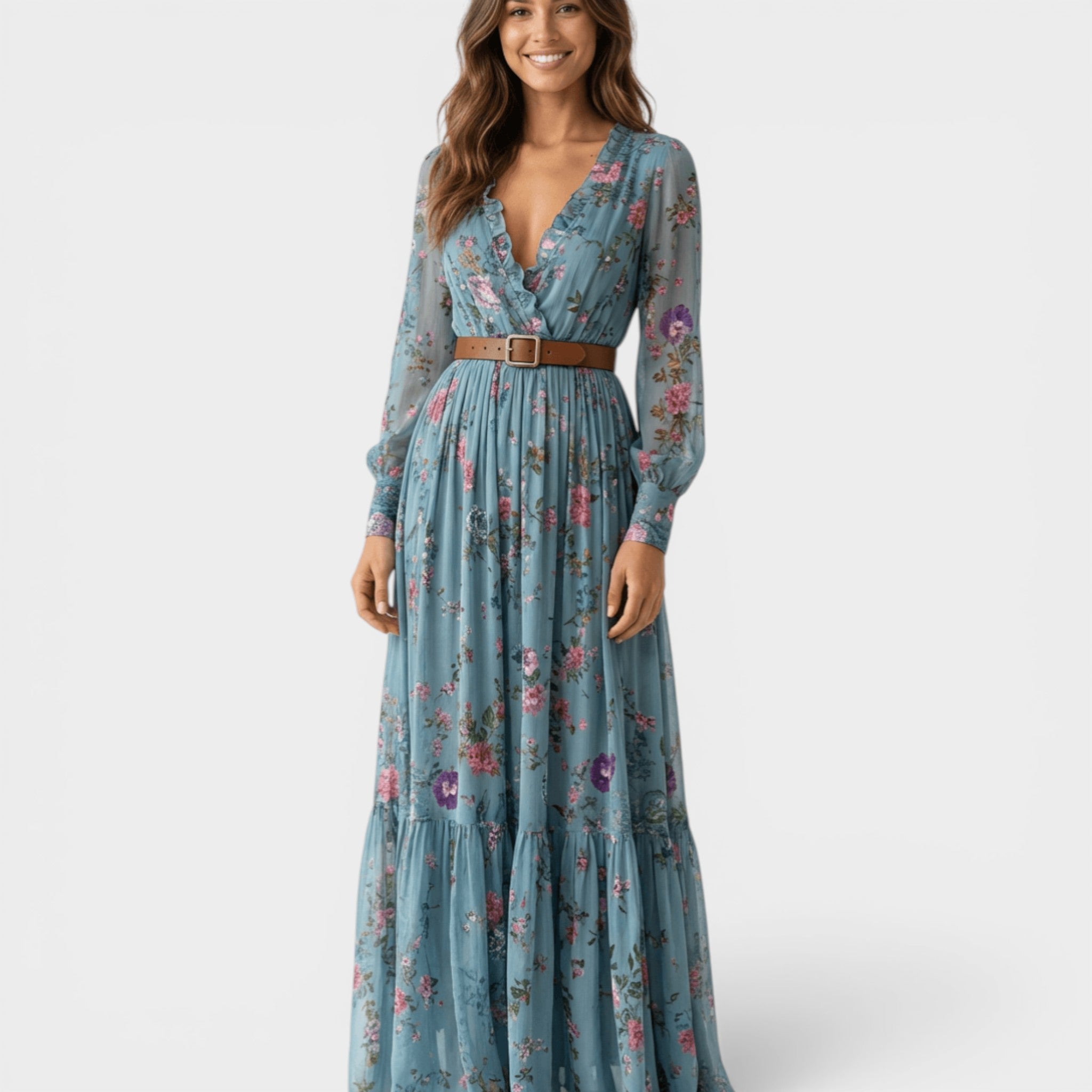 Kamila – Boho maksi haljina