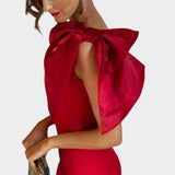 Valentina – Duga crvena elegantna haljina