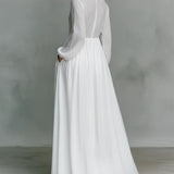 Celine | Proljetna Maxi Haljina s Gumbima
