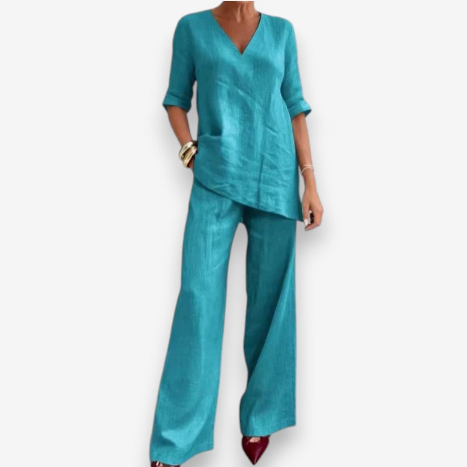 Alodia™ Elegantna tečna bluza