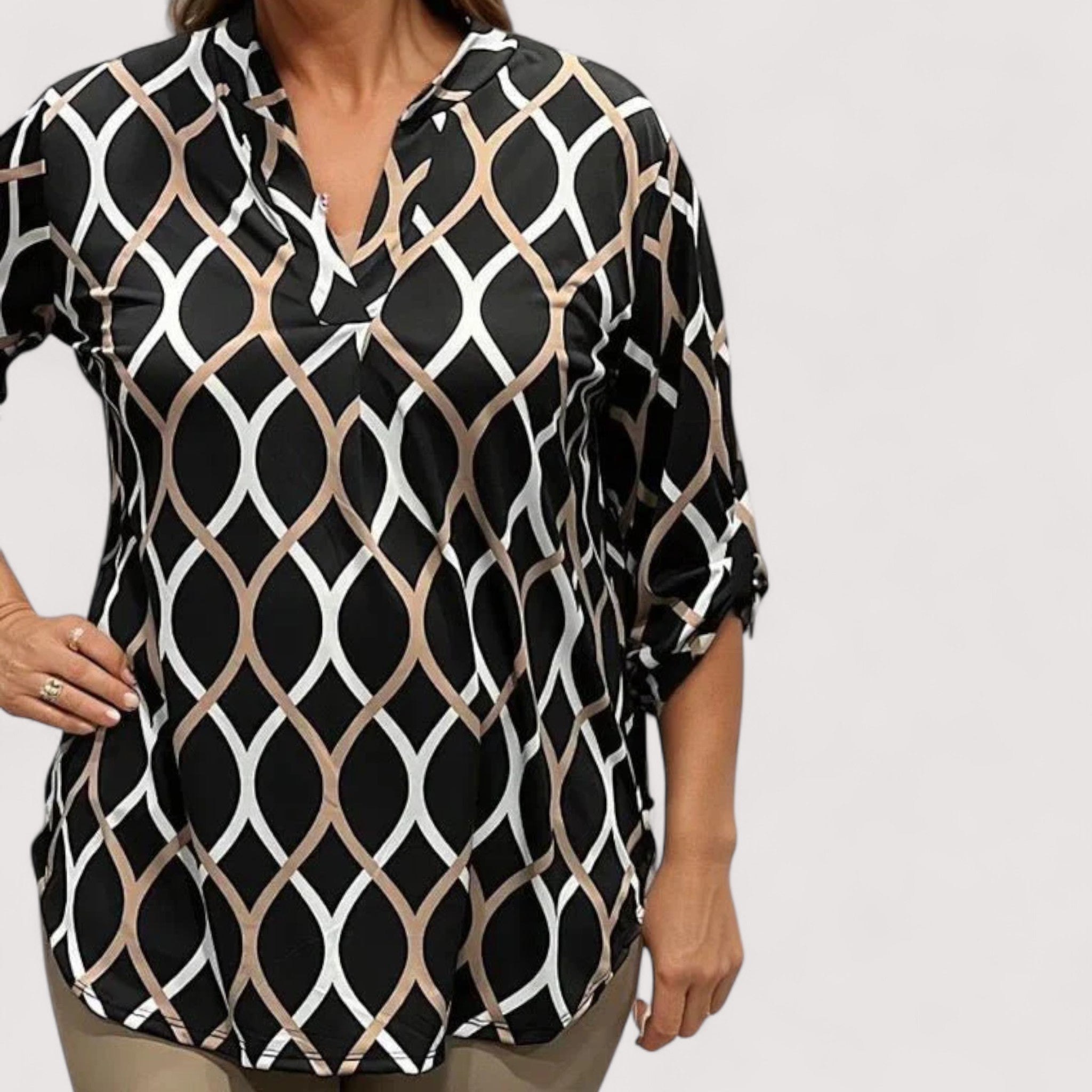 Noras™ | Blüza s elegantnim uzorkom