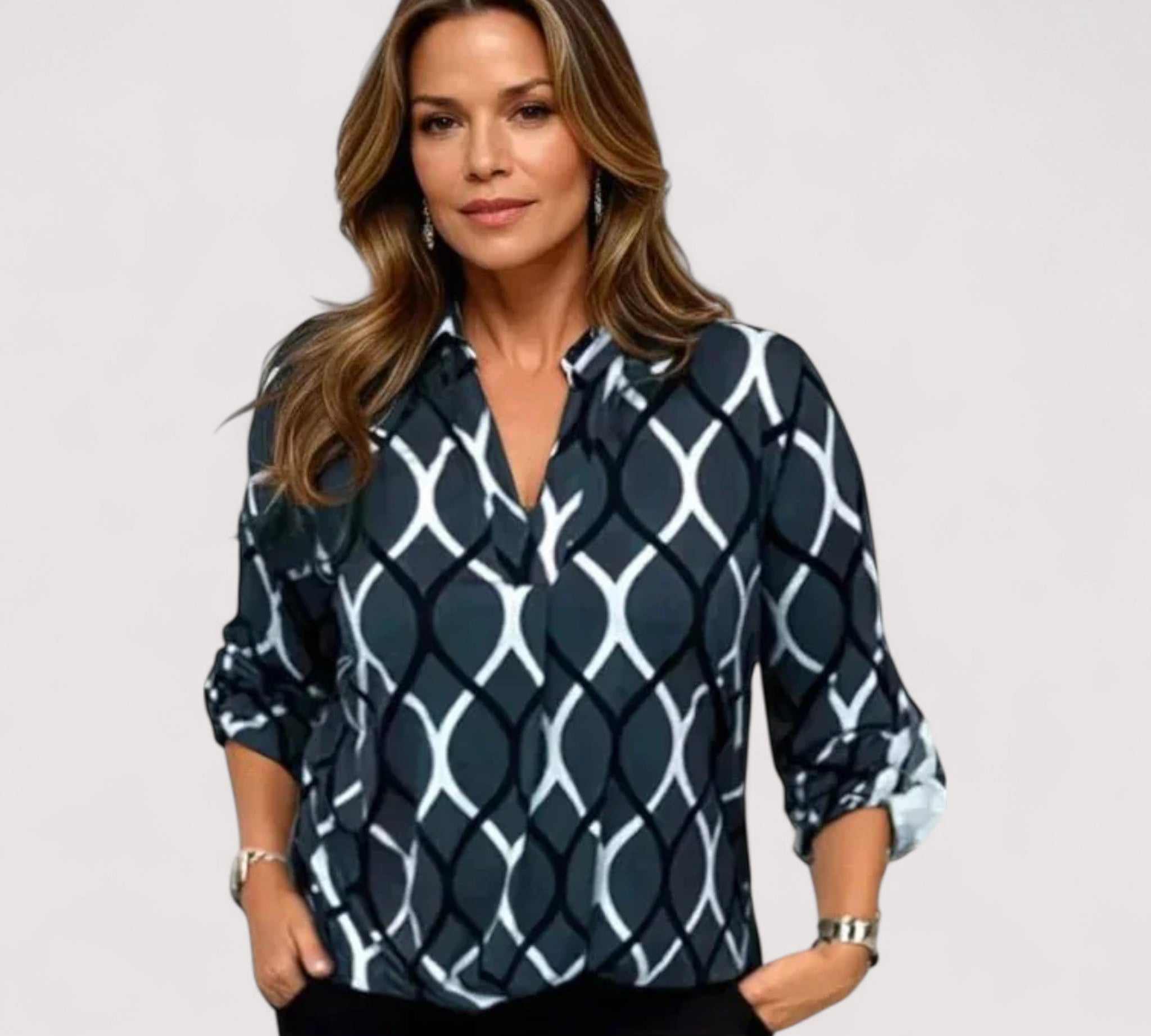 Noras™ | Blüza s elegantnim uzorkom