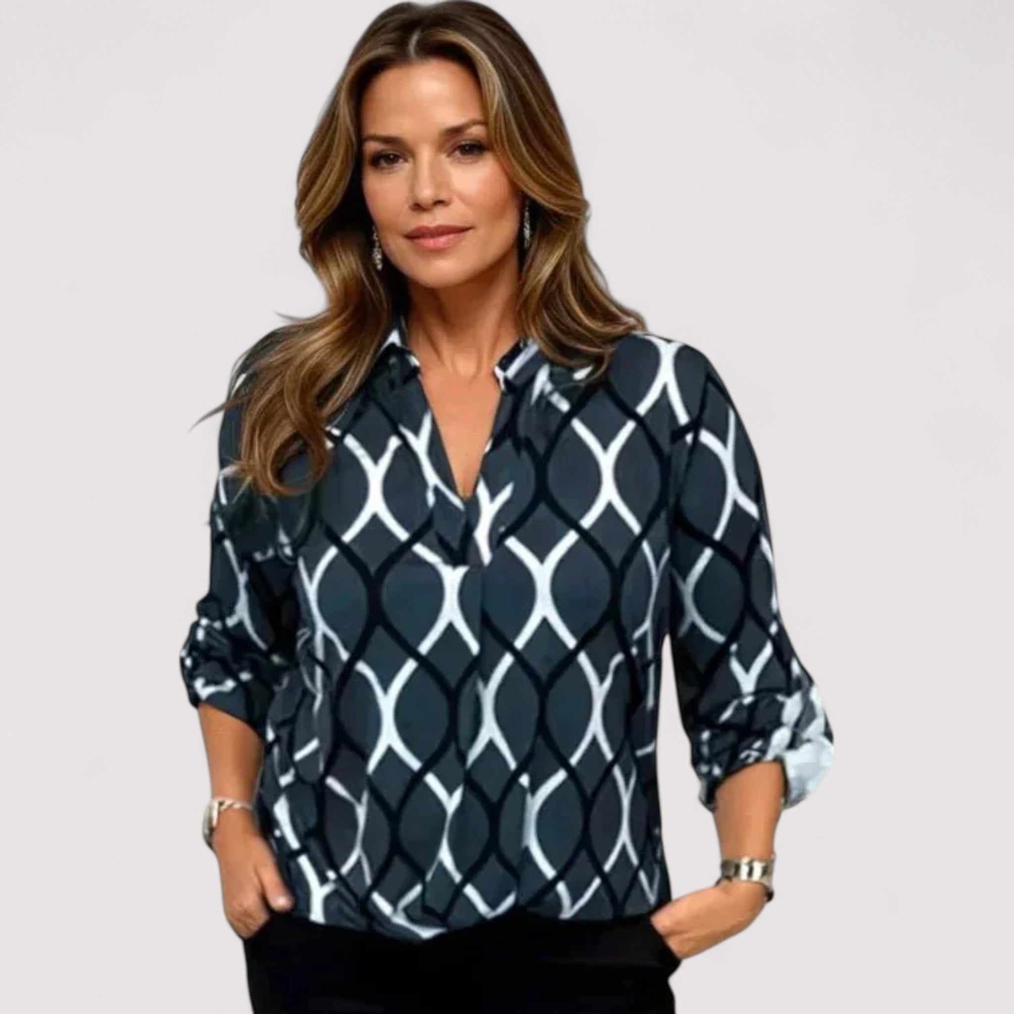 Noras™ | Blüza s elegantnim uzorkom