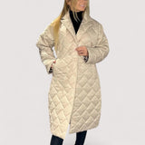 Ofira™ | Reverzibilni prošiveni kaput s podstavom leoparda