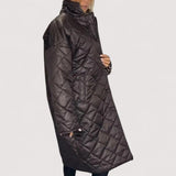 Ofira™ | Reverzibilni prošiveni kaput s podstavom leoparda