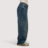 Adele™ | Trendi široke 'Carpenter' traperice sa šljokicama