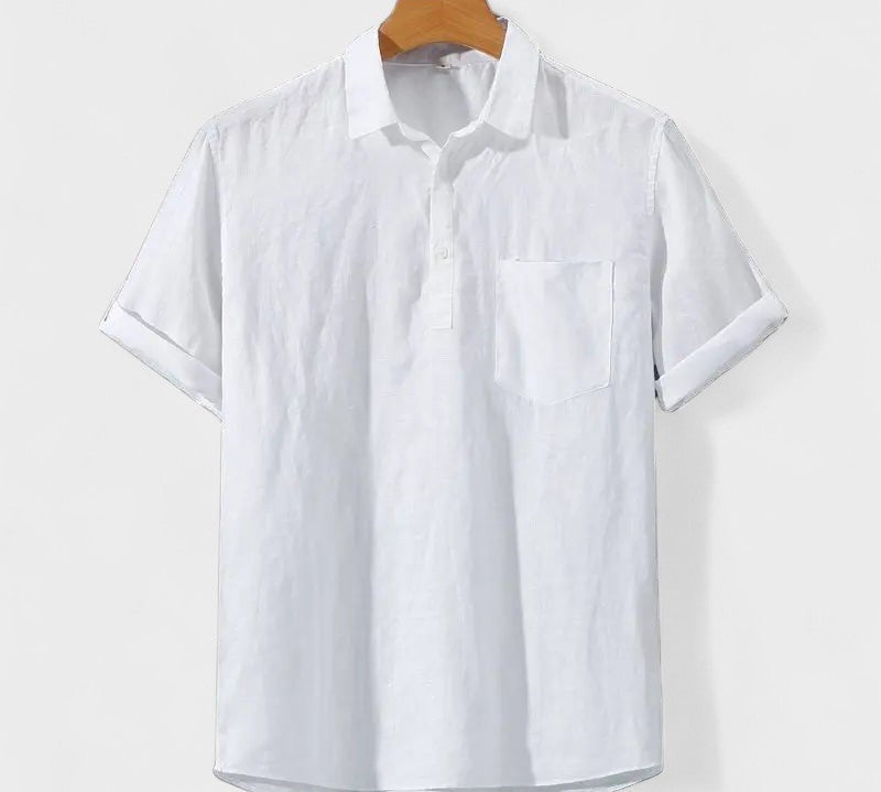 Kaj - Polo majica od lanenog platna