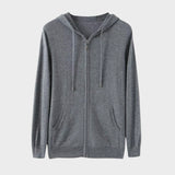 Javier - Kapuljača od kašmira s patentnim zatvaračem